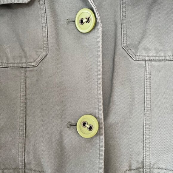 Vintage Army Green Jacket - Size M - Picture 3 of 7